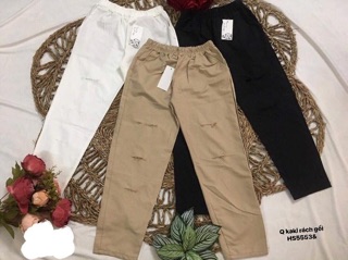 Quần Kaki rách gối (HS-P )