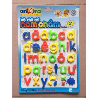 Vỉ Nam Châm Antona Chữ Cái Thường Cho Bé Học Chữ