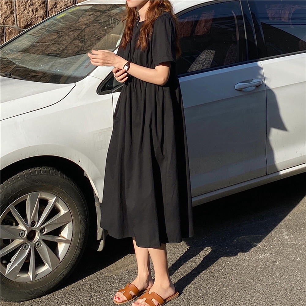 Đầm Tay Dài Cổ Tròn 34394 Có Thể Gấp Gọn | BigBuy360 - bigbuy360.vn