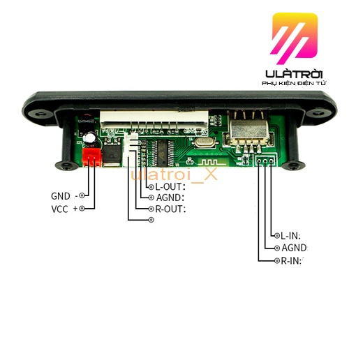 Mạch giải mã âm thanh MP3 Bluetooth 5V/12V chuyên dụng