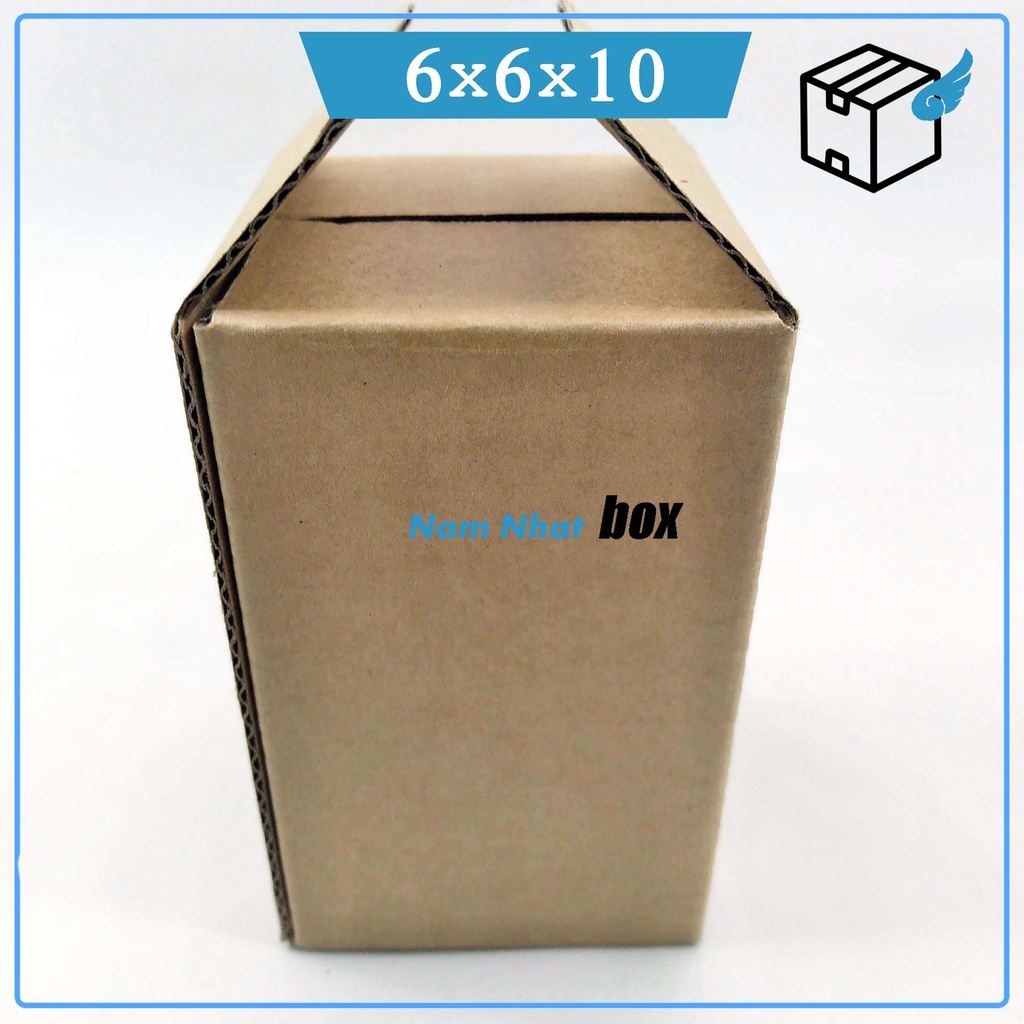 Hộp đóng hàng carton 6x6x10cm, hộp gói hàng nhỏ - NamNhat Box