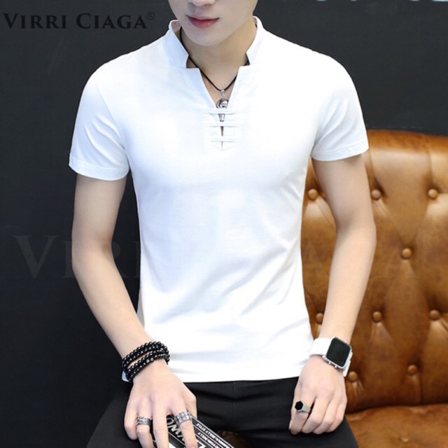 Áo Thun Nam xanh có cổ xxx thời trang TCS 49 | BigBuy360 - bigbuy360.vn