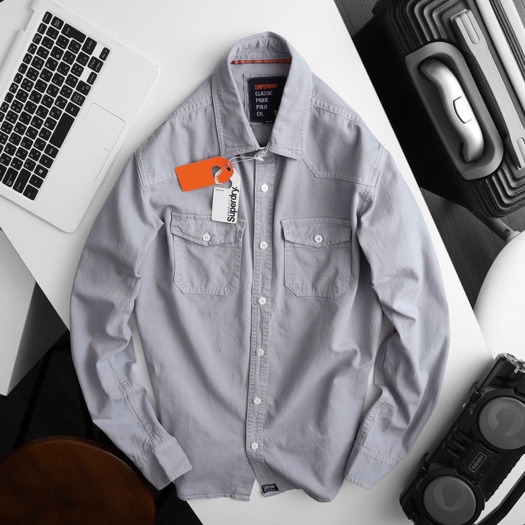 Sơ-mi Denim vải Kaki cực đẹp | BigBuy360 - bigbuy360.vn