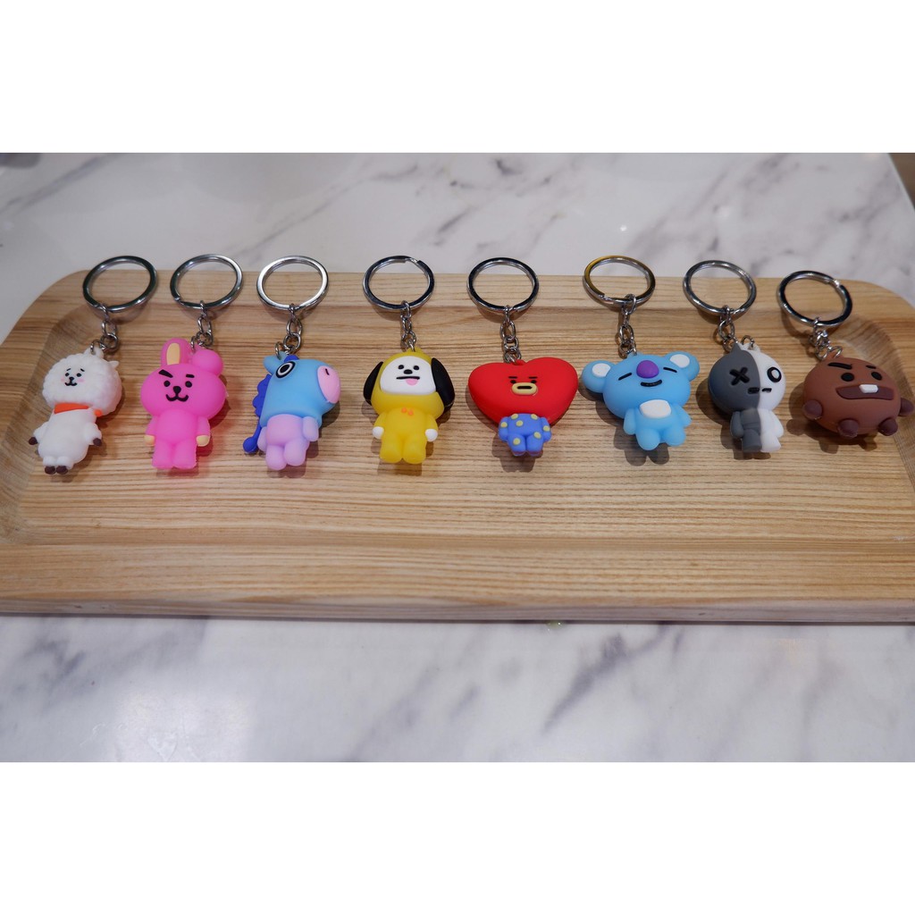 Móc Khóa BT21 mẫu mới cực teen, Móc khóa BTS