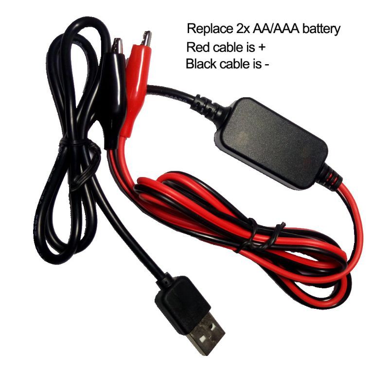 Bộ 2 Dây Cáp Chuyển Đổi Usb 5v Sang 3v Cho Đồng Hồ