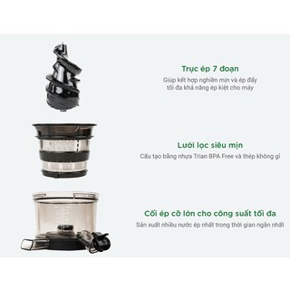 Máy ép hoa quả chậm Promix PM-800 (ép cực khỏe công suất 400W)