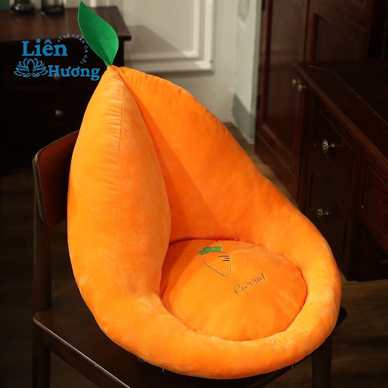 Đệm Lót Ghế Ngồi Tựa Lưng Văn Phòng - Đệm Lười Ngồi Sàn Nhà Bông Dầy Êm Ái