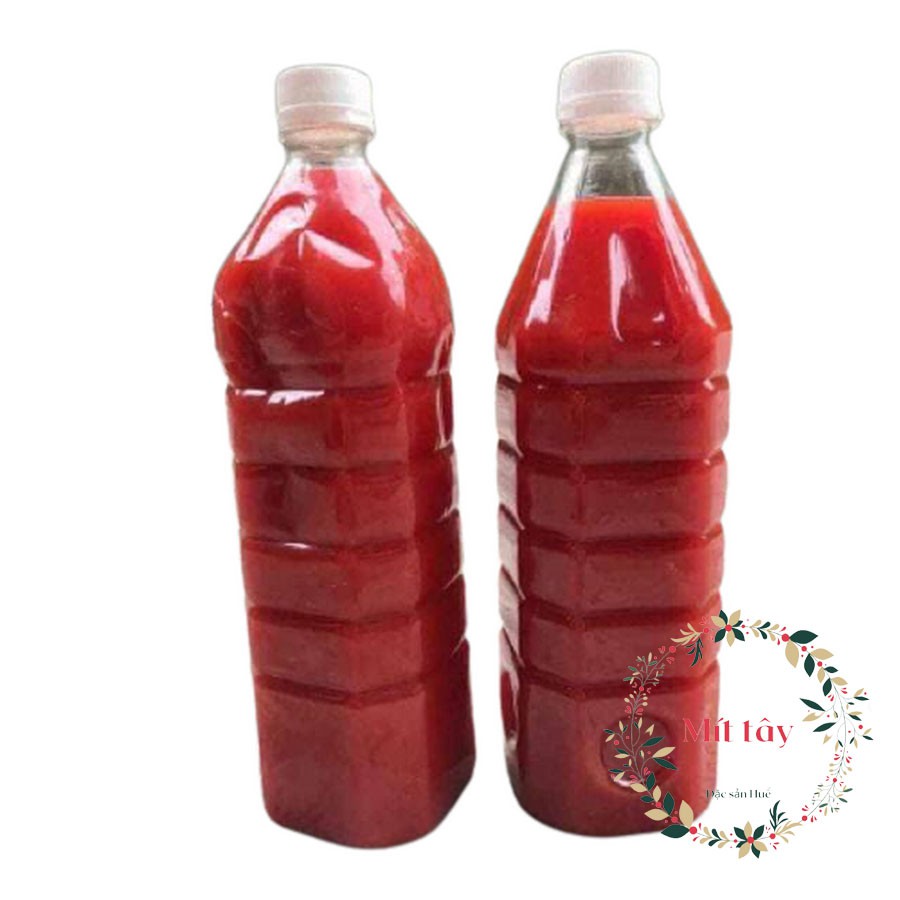 NƯỚC ỚT NGUYÊN CHẤT CAY NỒNG HUẾ, NƯỚC ÉP ỚT HUẾ 500G - ĐẶC SẢN HUẾ MÍT TẤY