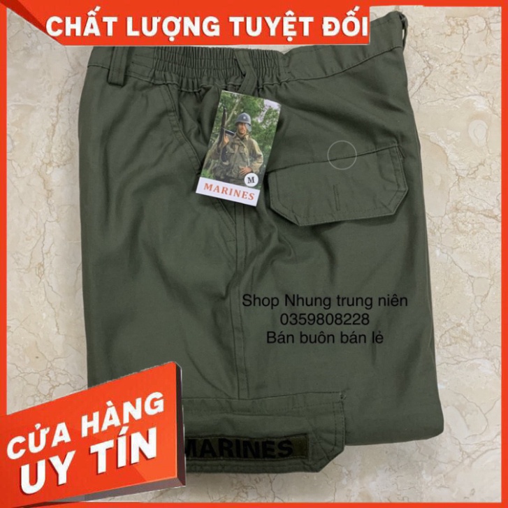 quần kaki túi hộp nam trung niên lính mỹ cực ngầu hàng đẹp co giãn - Hàng nhập khẩu