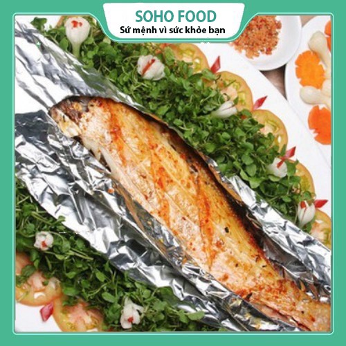 Cá Thu Cắt Khúc Một Nắng SOHOFOOD, Cá Thu Khúc Trắng Khô, Dày Thịt Thơm