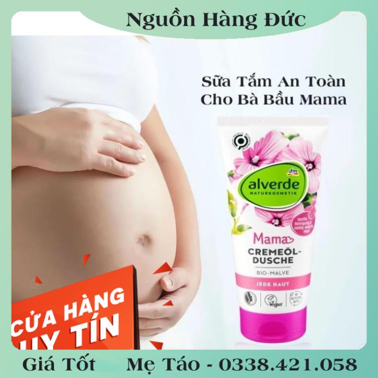 [auth] Sữa tắm và dưỡng thể Alverde Mama cho bà bầu và sau sinh của Đức [Hot]