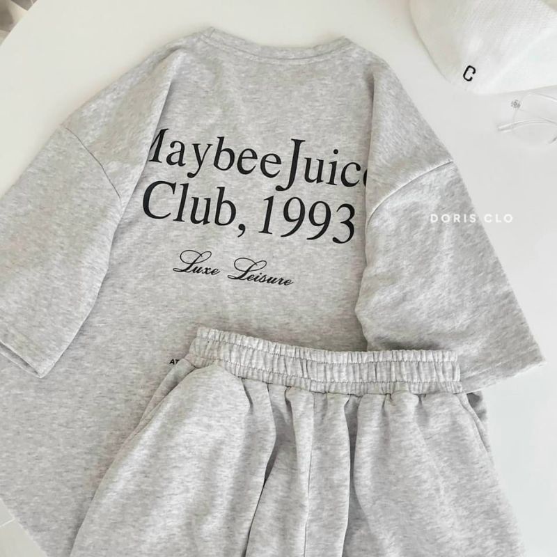 Bộ mặc nhà unisex nam nữ in chữ phối màu,set đùi kèm áo phông tay lỡ form rộng đi chơi đi học đều được