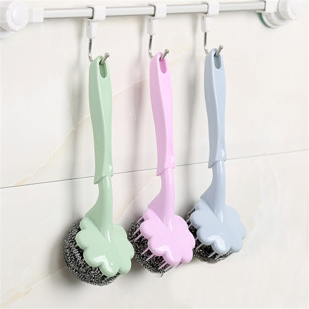 Cọ Vệ Sinh Nồi Chảo Có Tay Cầm Tiện Lợi