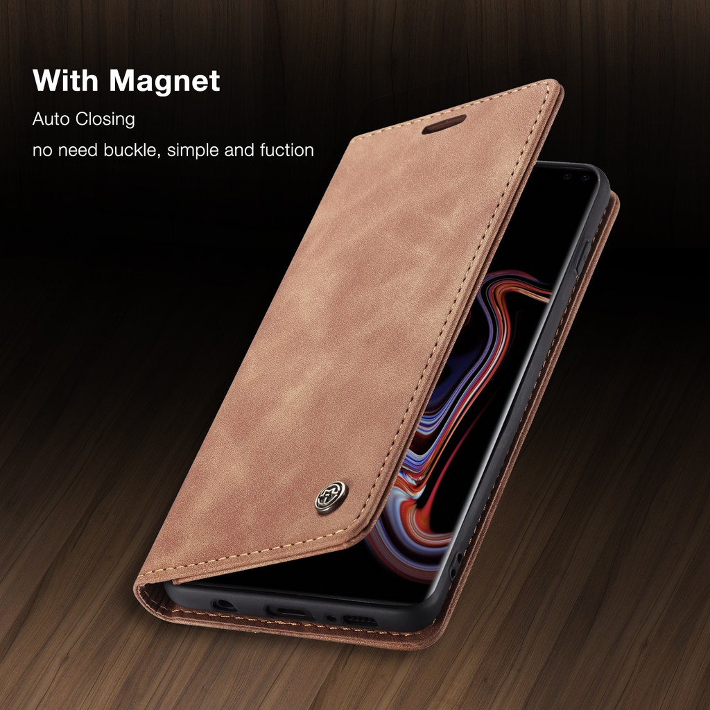 CaseMe Bao da điện thoại nắp gập cho Samsung Galaxy Note 20 10 S8 S9 S10 S10e Plus Ultra | BigBuy360 - bigbuy360.vn