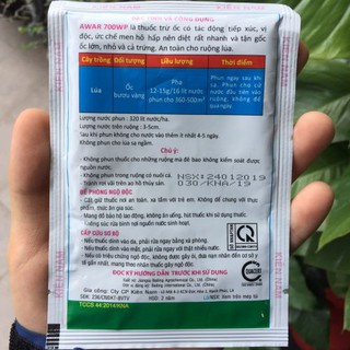 Trừ ốc bươu vàng Awar 700WP (Gói 15g)