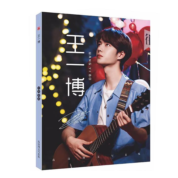 Album ảnh Vương Nhất Bác A4 tặng kèm poster tập ảnh in hình đẹp