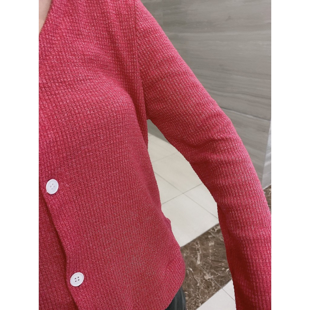 Aó khoác nữ cadigan nhiều màu chất tăm vuông | BigBuy360 - bigbuy360.vn