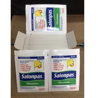 ✅Cao dán Salonpas ❤️CHÍNH HÃNG👍 giảm nhanh cơn đau như: đau khớp, đau lưng(túi 10miếng)