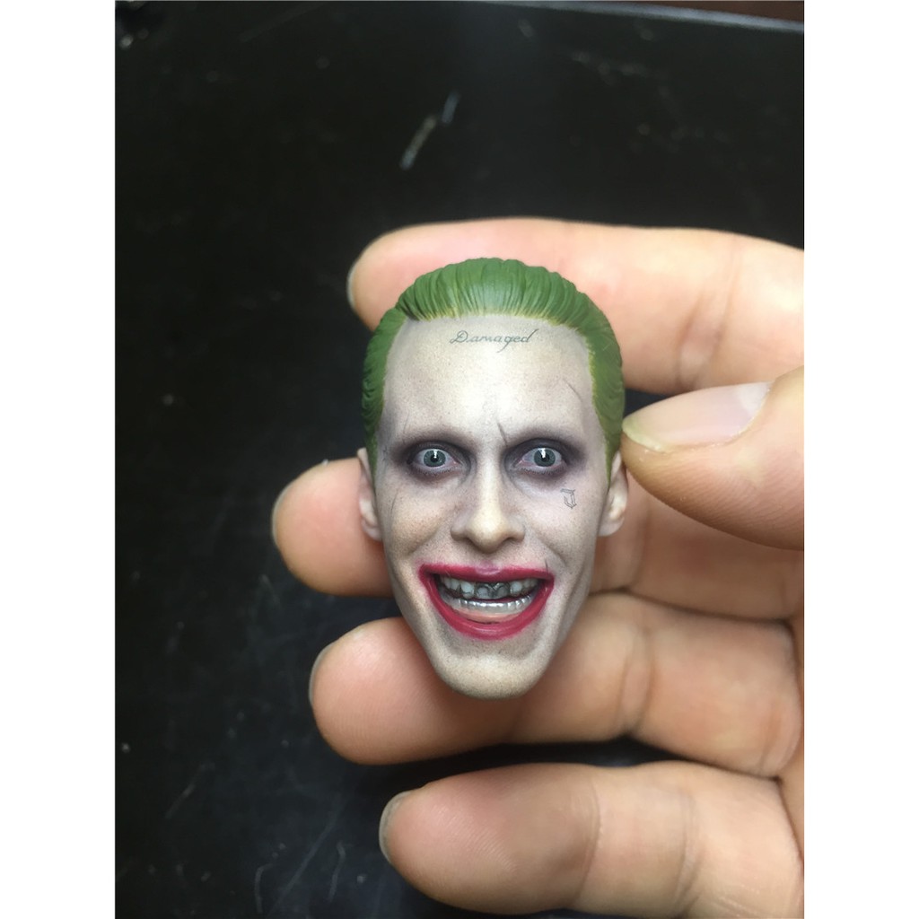 Mô hình đầu head Joker suicide squad 1/6, 12 inch - Custom Figure