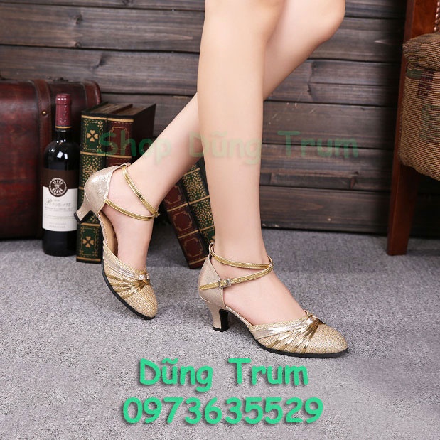 Giày khiêu vũ kín mũi, giày nhảy Dance Sport Latin cực đẹp