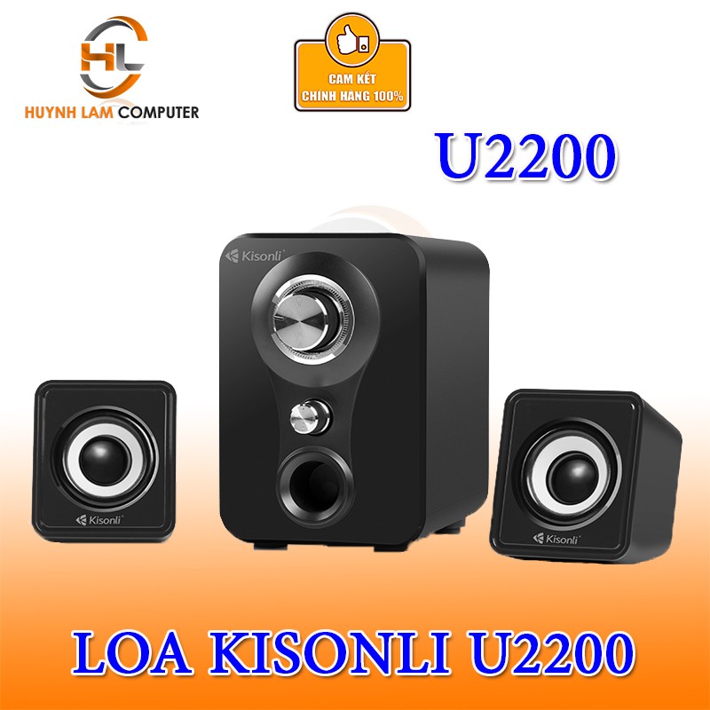 Loa vi tính 2.1 Kisonli U2200 âm thanh chắc khõe sôi động như ở bar VSP phân phối