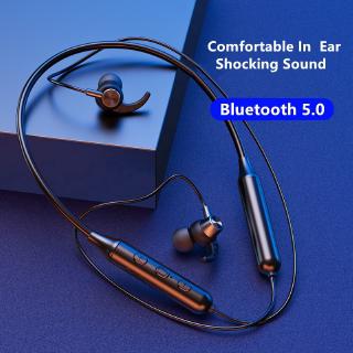 Tai Nghe Nhét Tai Kết Nối Bluetooth 5.0 Có Micro Âm Thanh Siêu Trầm Và Phụ Kiện