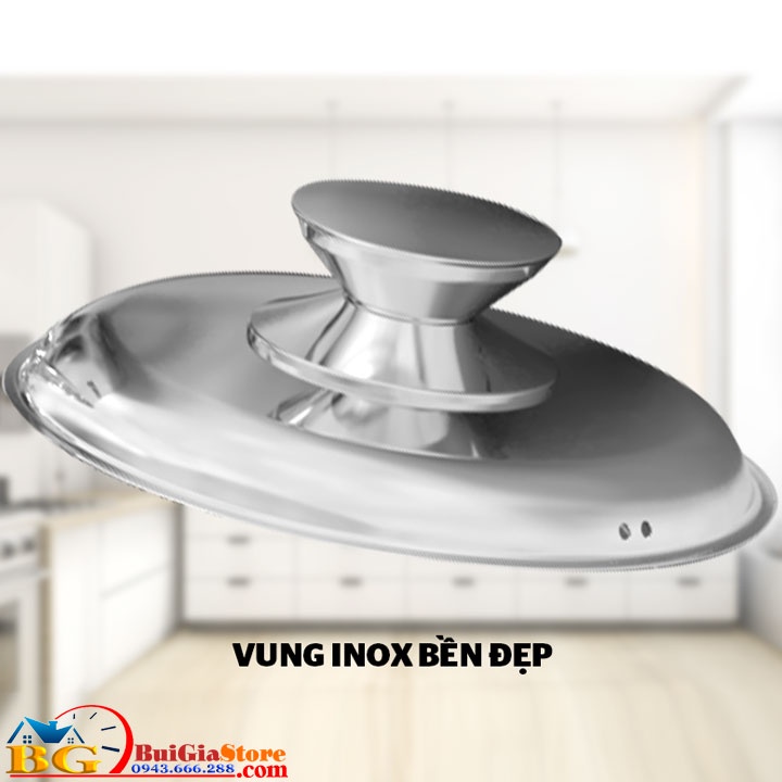 Bộ 3 nồi inox 3 đáy Sunhouse SHG339 - Nồi dùng cho cả bếp từ