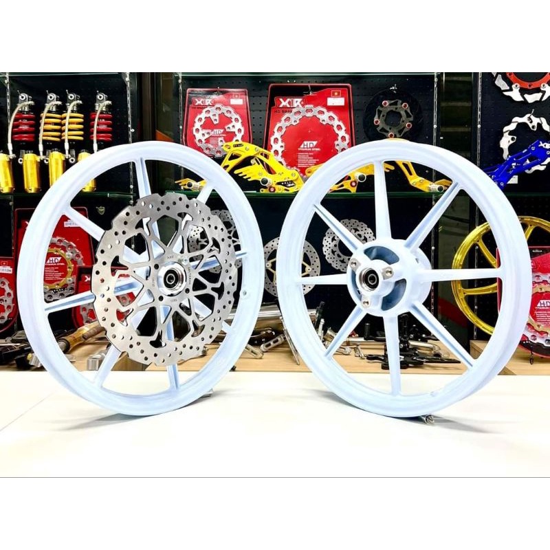 Mâm X1R 8 cây gắn như zin cho  bản 1.6 - 1.85 tặng kèm đĩa trước