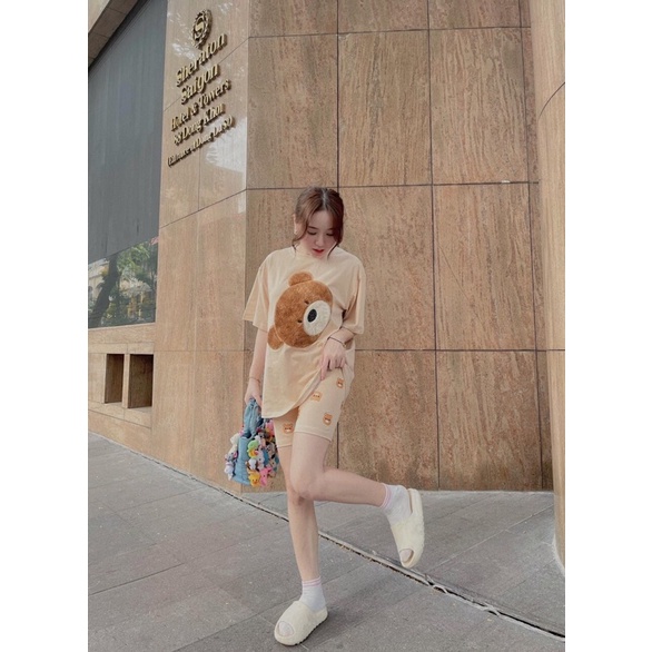 Bộ ngố gấu lông siêu siêu đẹp có ảnh thật