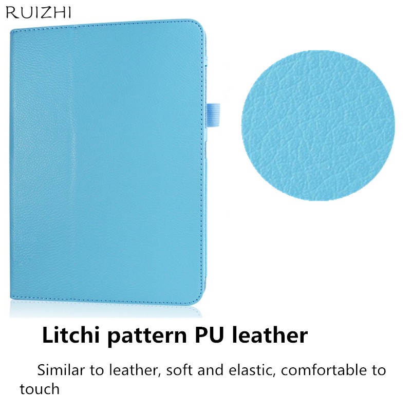 Bao da máy tính bảng PU tích hợp giá đỡ cho Huawei mediapad t5 10 AGS2-W09/L09/L03/W19 10.1 inch mediapad t5