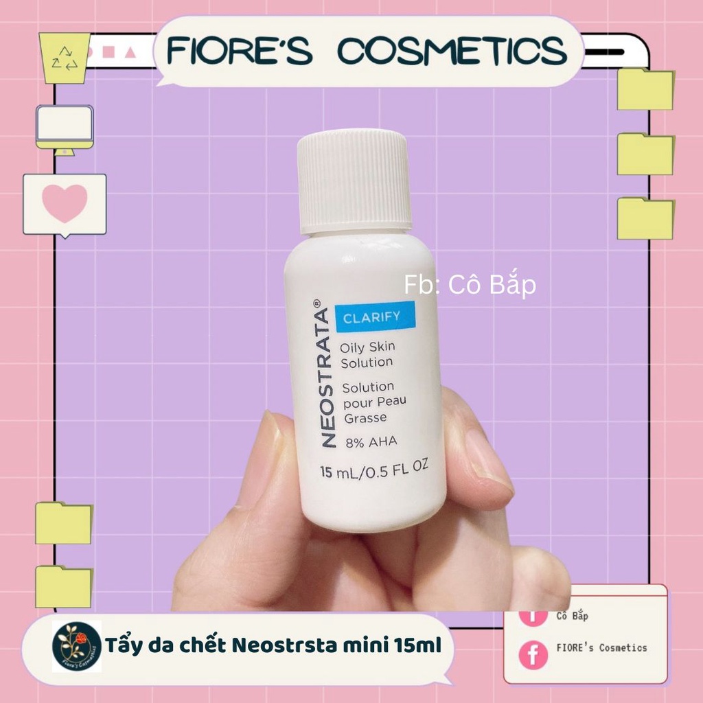 NEOSTRATA AHA 8 OILY SKIN SOLUTION 15ml - Tẩy da chết cho da dầu mụn