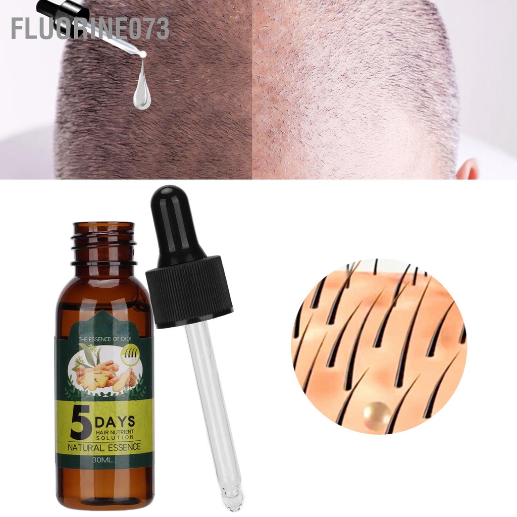 Fluorine073 Huyết thanh tăng trưởng tóc Tăng cường rễ Sửa chữa nang Nuôi dưỡng da đầu Dầu