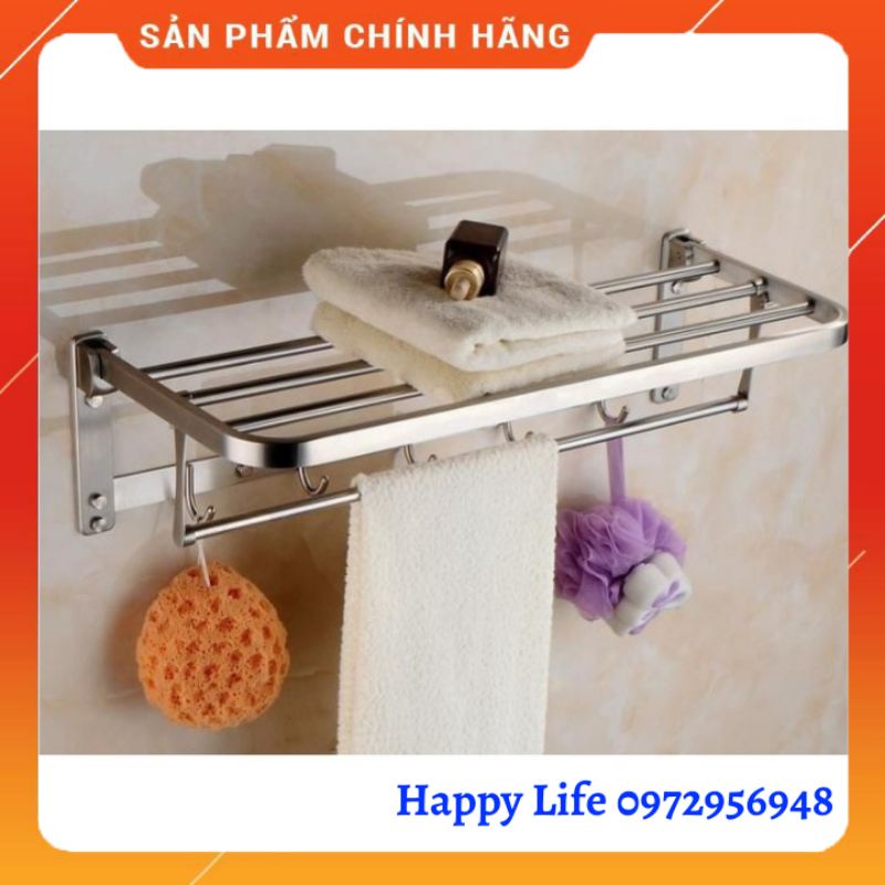 Máng khăn cao cấp, giá phơi khăn, giàn treo khăn inox 304 cao cấp