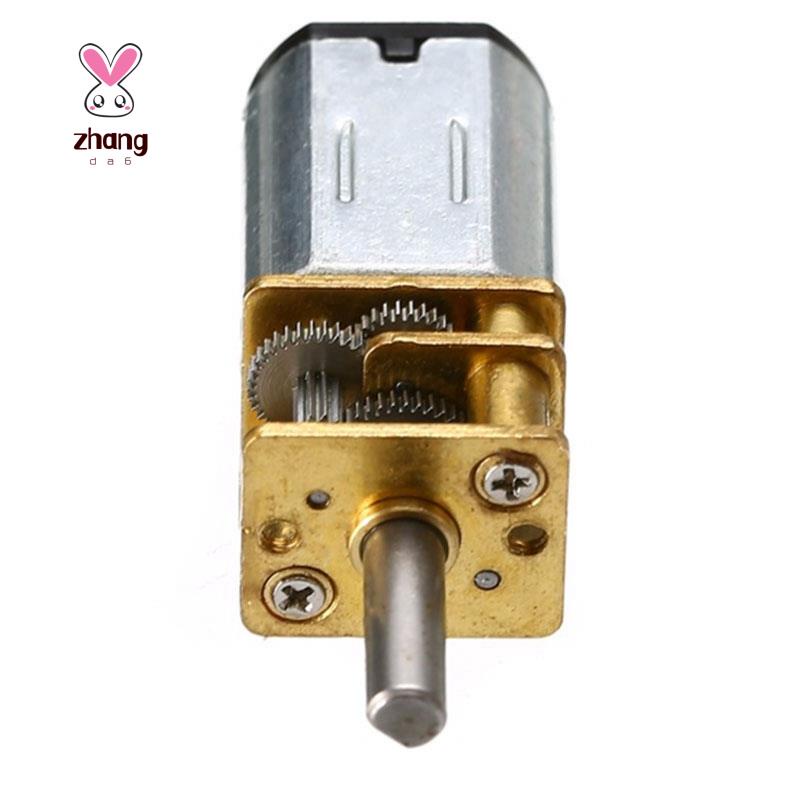 1 Bánh Răng 30rpm N20 Dc 6v Với Hộp Số Kim Loại