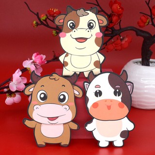 COMBO 10 LÌ XÌ TRÂU TÂN SỬU CUTE
