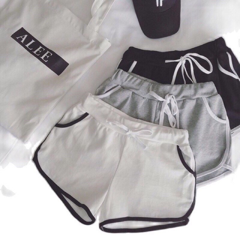 Quần Cộc Nữ 🌹FREESHIP🌹 Quần Đùi Nữ Dáng Thể Thao Chất Cotton Co Dãn Phối Viền Siêu Đẹp Siêu Mát QN27 | BigBuy360 - bigbuy360.vn
