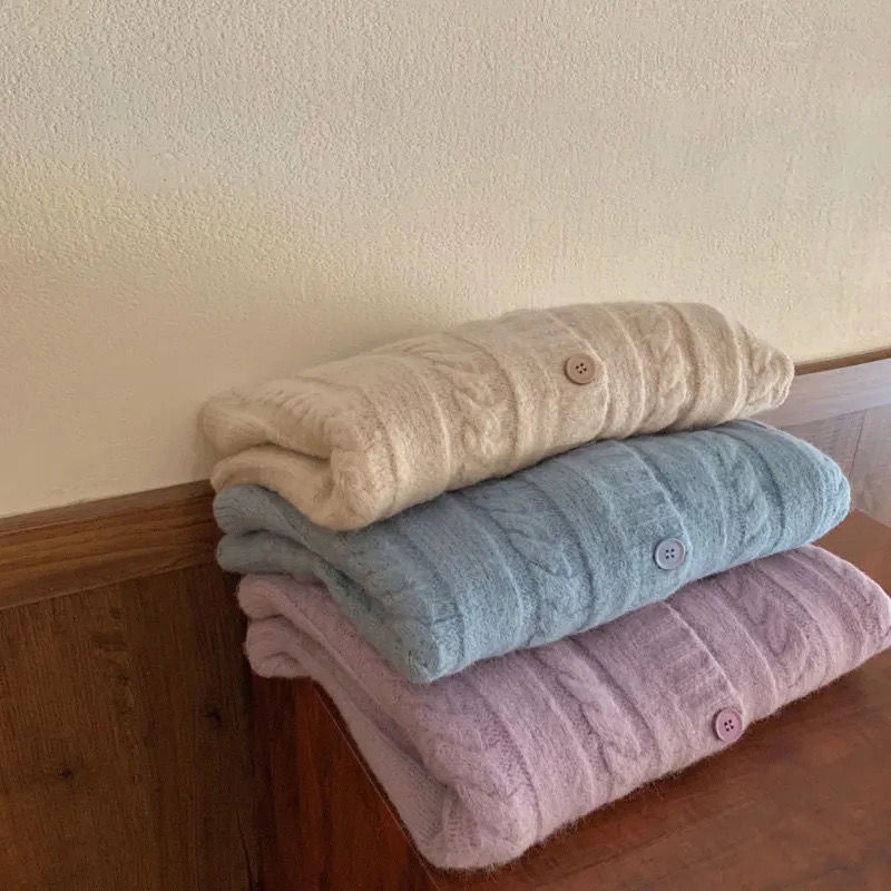 Áo Khoác Cardigan Dệt Kim Dáng Rộng Thiết Kế Mới Thời Trang Mùa Xuân Thu Dành Cho Nữ