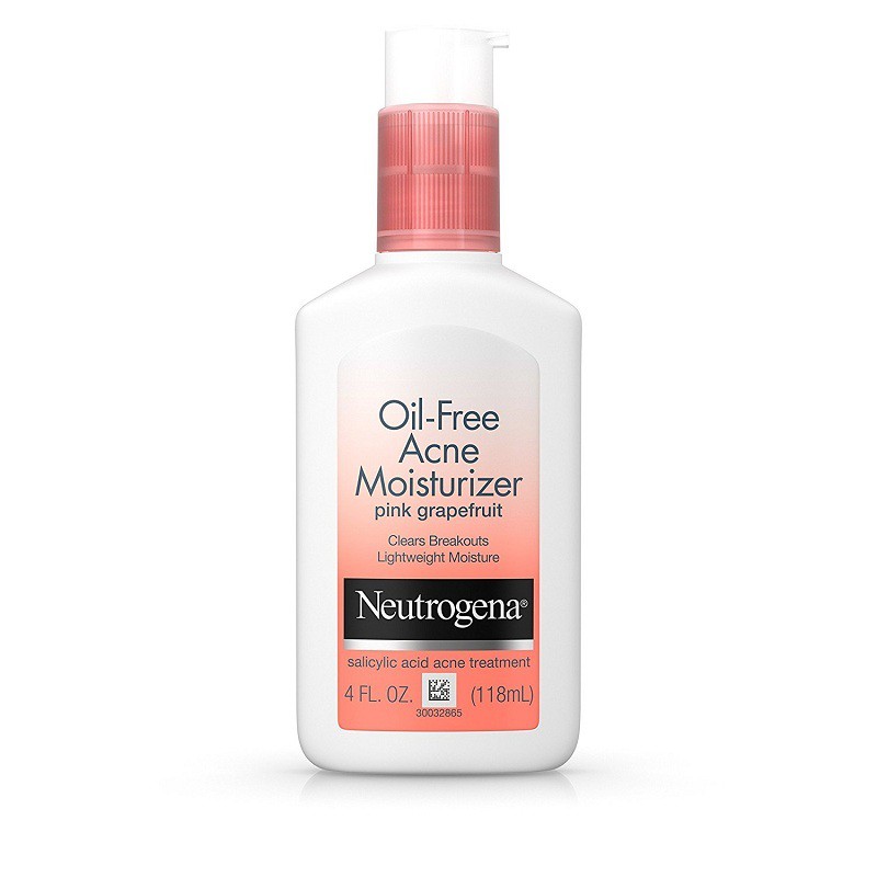 Kem dưỡng ẩm Neutrogena Oil Free Ance Moisturizer Pink Grapefruit 118ml (chuẩn Mỹ)