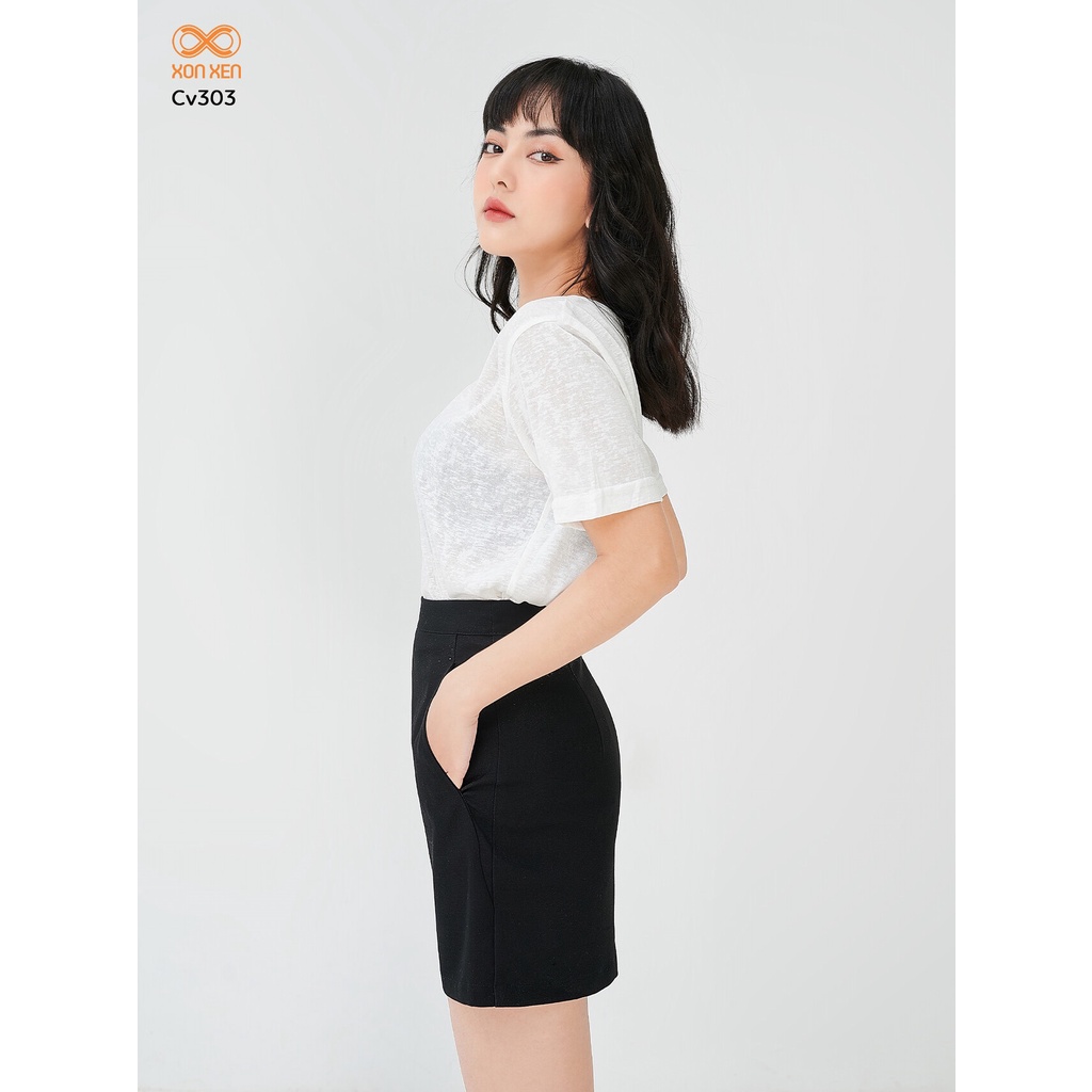 Chân Váy Chữ A Công Sở Lên Form Cực Chuẩn Size S M L Mã 2515 ( Mã Mới )