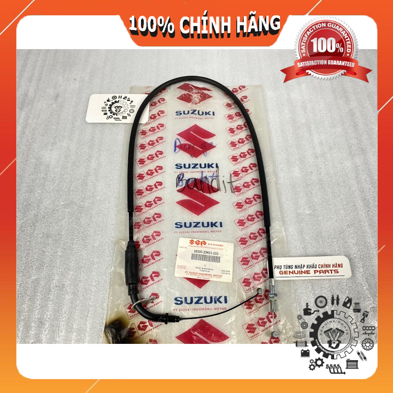 Dây ga zin GSX S150, Bandit 150 chính hãng Suzuki Indo 58300-23K01-000 / 58300-23K11-000