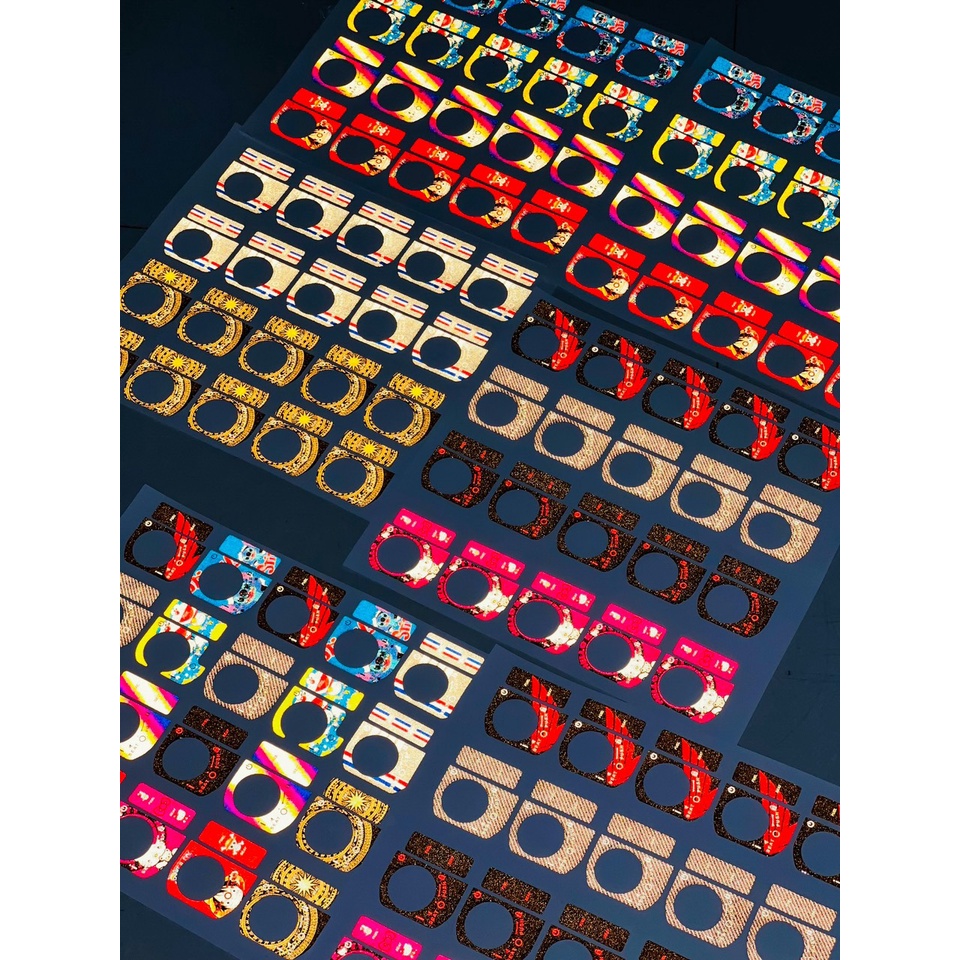 Bộ Tem Sticker Phảng Quang Nổi 3D Dán Ổ Khoá Smartkey Vario/Click/Ab160 Lead 2022  … ✌🇻🇳