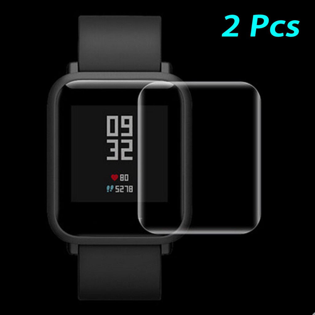 2 Miếng Dán Bảo Vệ Màn Hình Cho Huami Amazfit Bip Bit Pace Youth