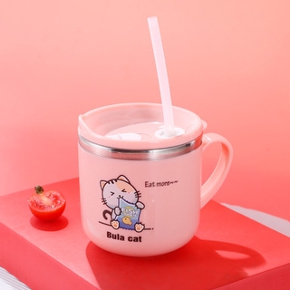 Ca Inox Có Nắp Giữ Nhiệt Cho Bé (SP001346 )