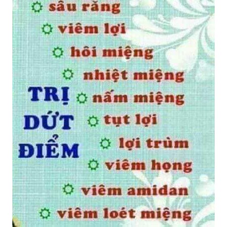 THẢO DƯỢC TRỊ SÂU RĂNG HÔI MIỆNG SƯNG NƯỚU VIÊM LỢI