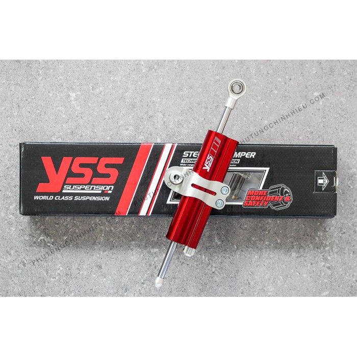 Trợ lực tay lái YSS 75 Red Clamp A (EG188-078C-01-5-X) - 100% Hàng chính hãng