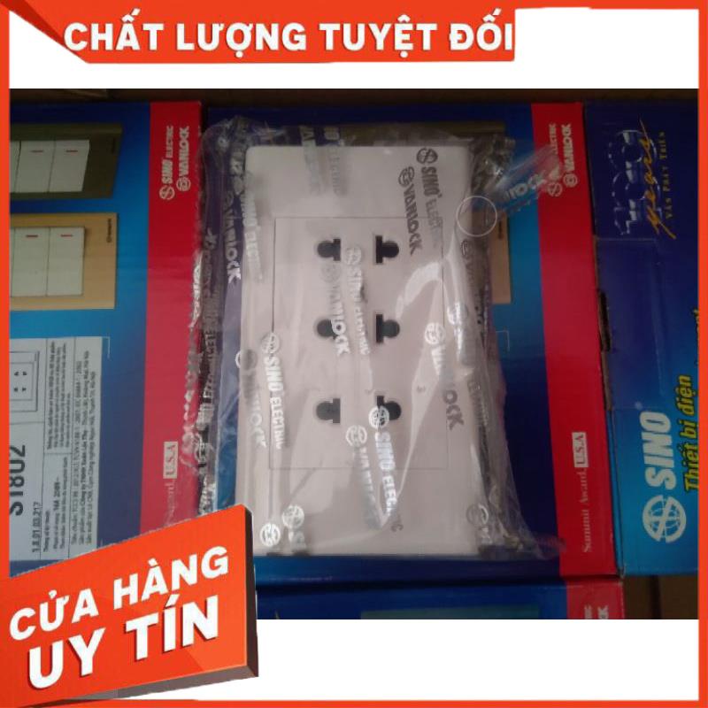 mặt ổ cắm công tắc sino s18