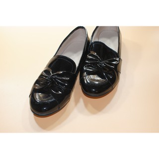 Giày Zara loafer da bóng size 36
