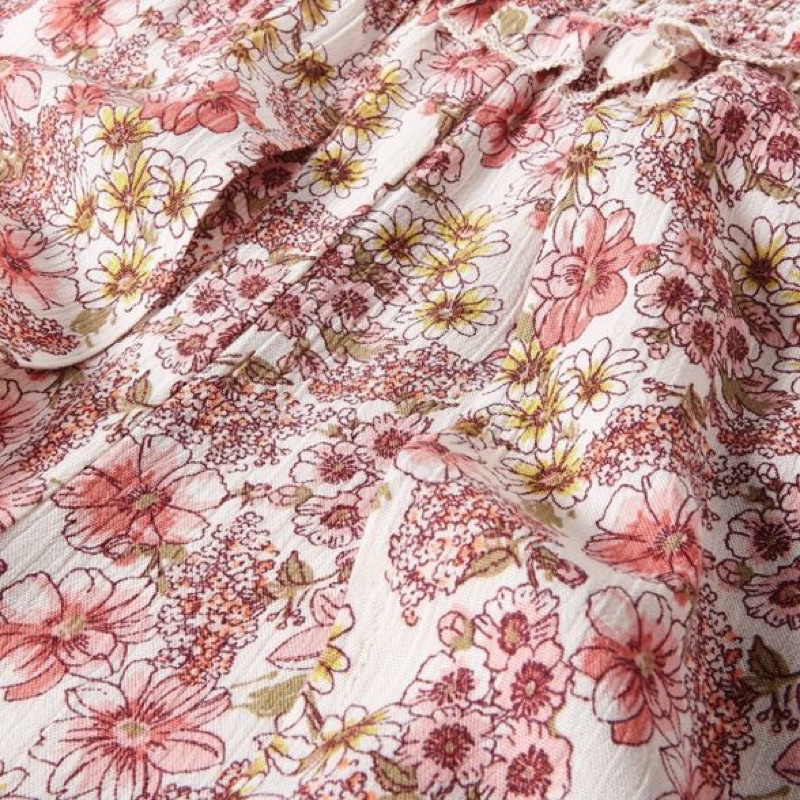 Váy Kiểu Jumsuit Bé Gái Hoa Nhí Art Class