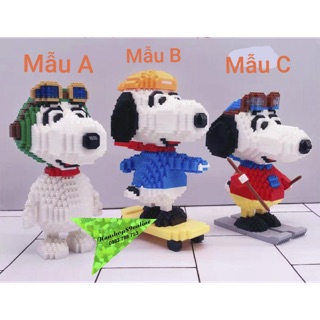 ĐỒ CHƠI LẮP RÁP LEGO 3D Blocks Mini [SNOOPY]