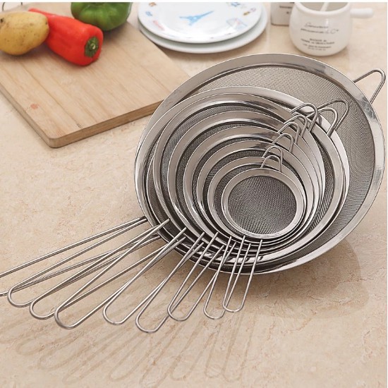 Rây Lọc inox Thức Ăn Cho Bé Ăn Dặm, các loại cỡ to nhỏ Oibecung AD09